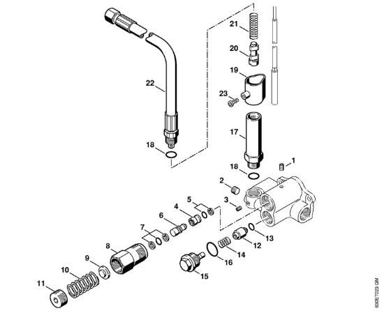 Unità  regolatrice di sicurezza Idropulitrice elettrica (RE) RE 840 W della marca STIHL